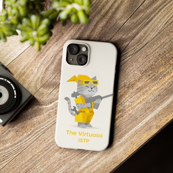 MBTI ISTP Cat Iphone Case - Picture 1 of 7